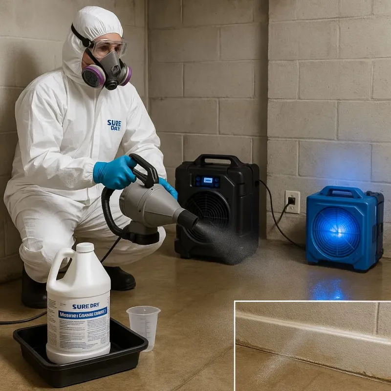Sanitization and Odor Removal process in Springdale, MD